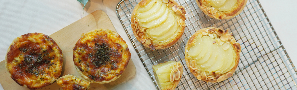 Artisanal Tarts: Sweet and Savoury Duo